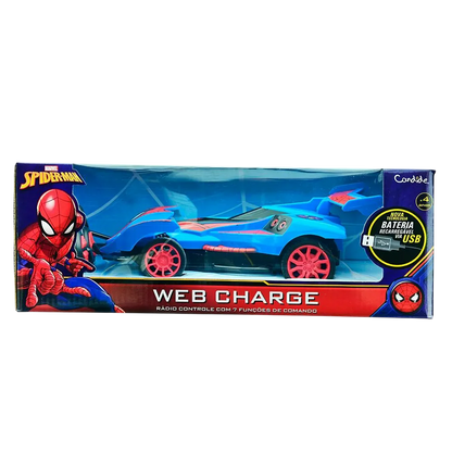 Carro de Controle Remoto - Homem Aranha