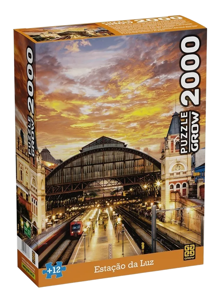 Quebra-cabeça - Estação da Luz - 2000 peças - A minha loja