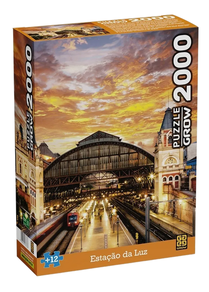 Quebra-cabeça - Estação da Luz - 2000 peças - A minha loja