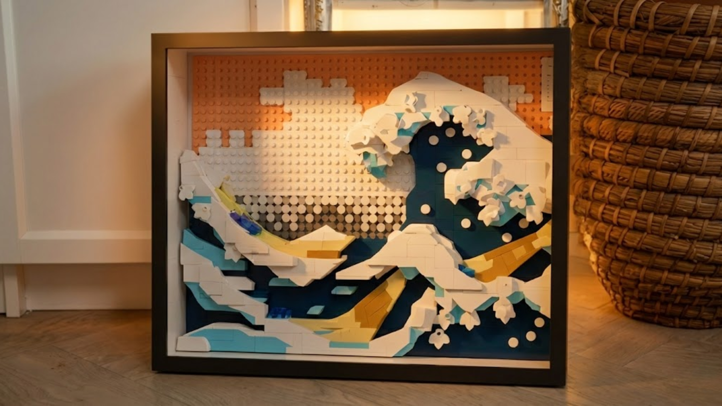 O Museu: A Grande Onda de Kanagawa (1511 micro-peças)