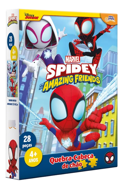 Kit - Quebra Cabeça Marvel Spidey 28 Peças + Avengers 28 Peças - A minha loja