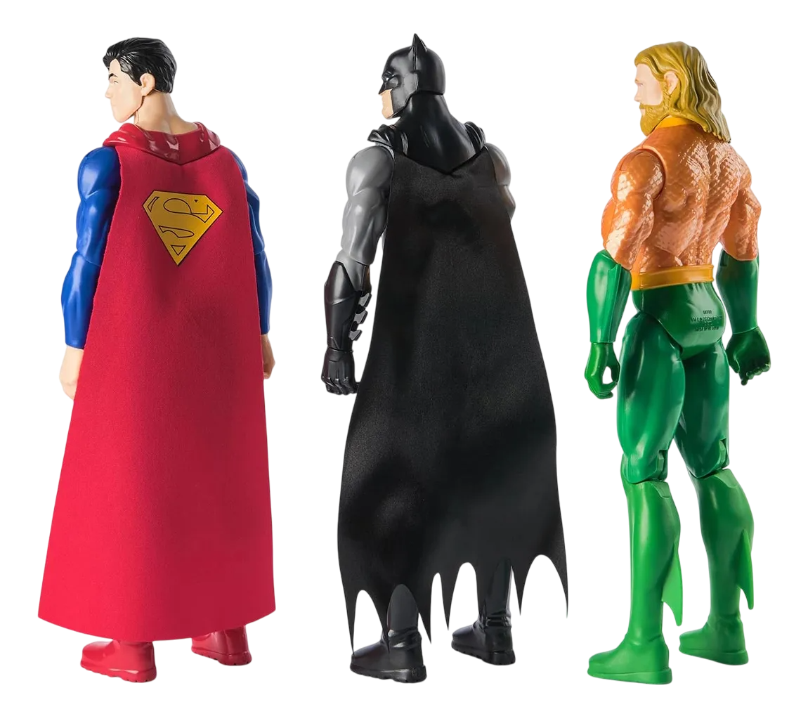 Bonecos - Liga da Justiça - Batman / Aquaman/ Superman - A minha loja