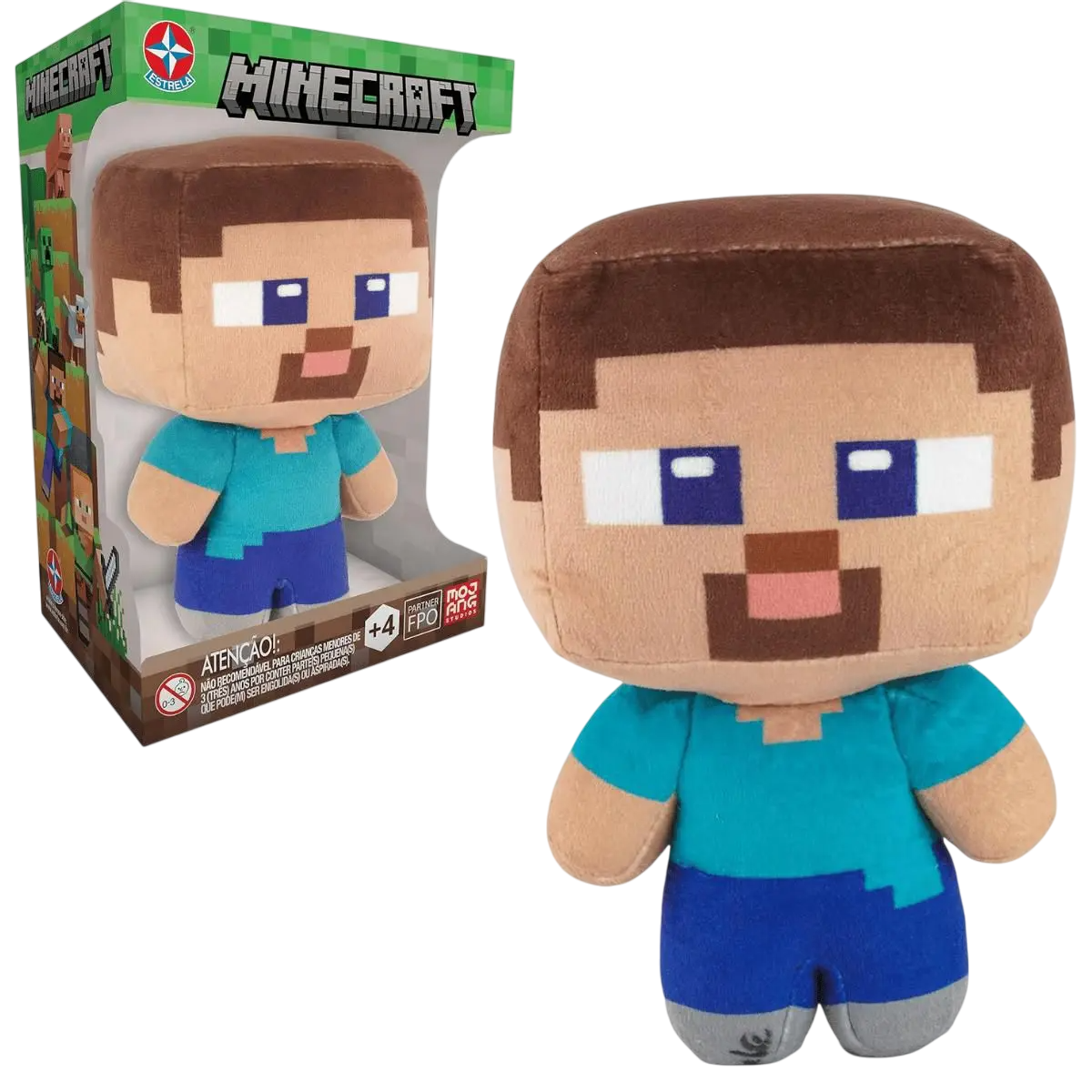Pelúcia - Steve Minecraft - A minha loja