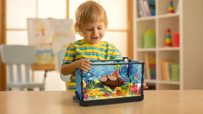 Aquário Iluminado: Tartaruga (753 peças)