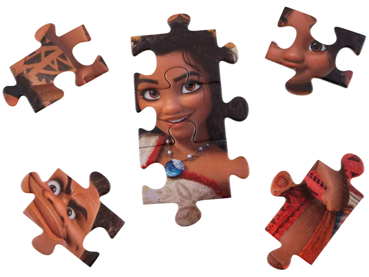 Moana 2 - Kit 3 em 1 - Quebra Cabeça + Jogo da Memória + Dominó - A minha loja
