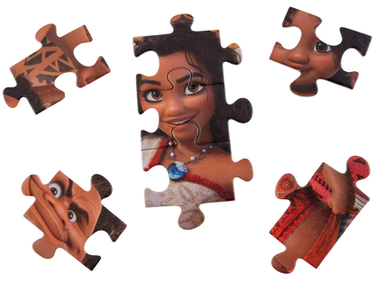 Moana 2 - Kit 3 em 1 - Quebra Cabeça + Jogo da Memória + Dominó - A minha loja