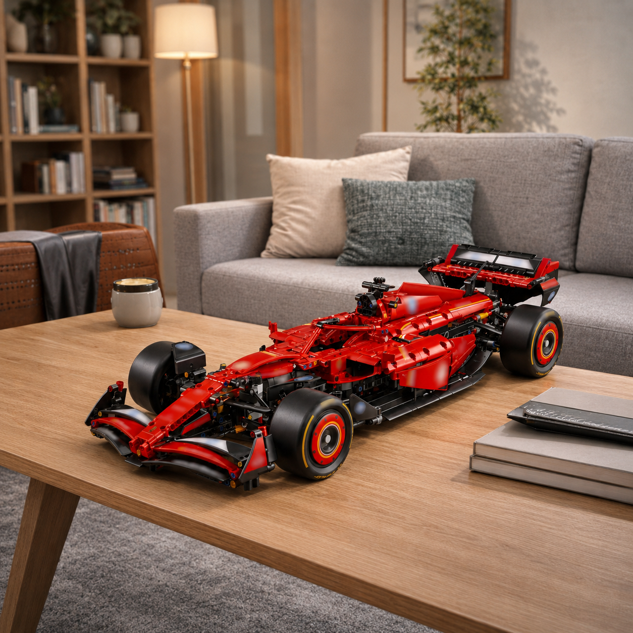 Fórmula 1 - Ferrari SF24 (1361 peças) - Réplica Idêntica | descricao 6 | 20260627-222539