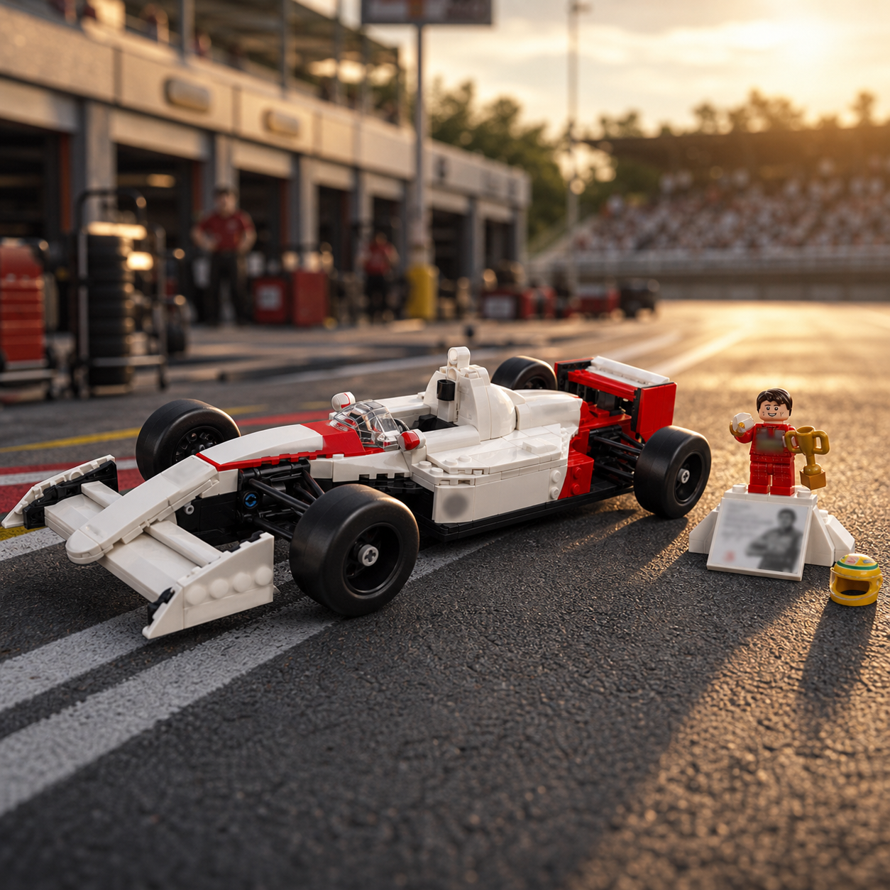 McLaren MP4/4 + Ayrton Senna - Fórmula 1 (693 peças) | descricao gerada 4 | 20260629-160525
