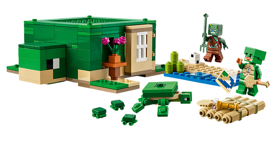 LEGO Minecraft - A Casa Tartaruga de Praia - A minha loja