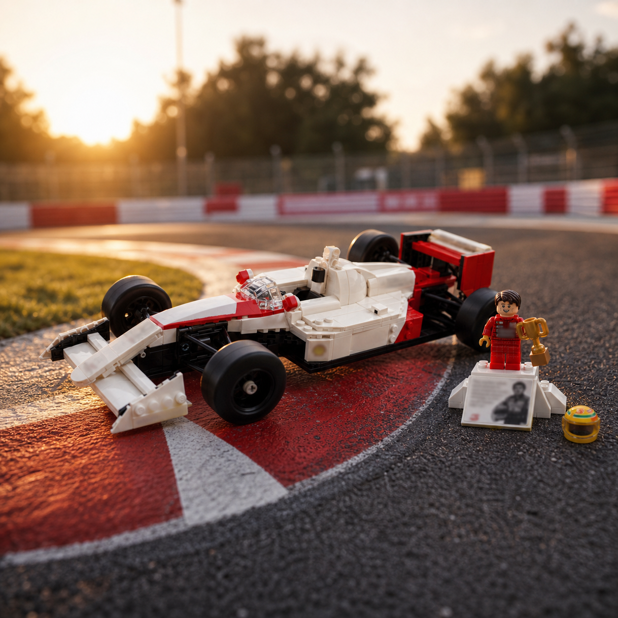 McLaren MP4/4 + Ayrton Senna - Fórmula 1 (693 peças) | descricao gerada 5 | 20260629-160525
