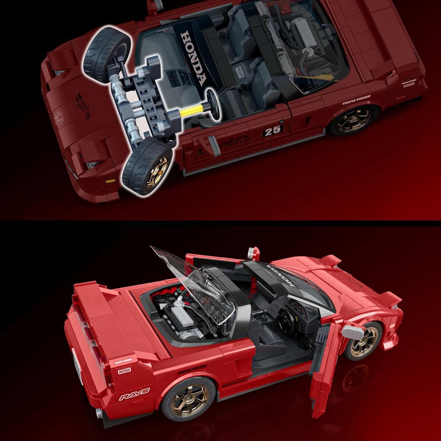 Hot Wheels - Acura NSX (876 peças)