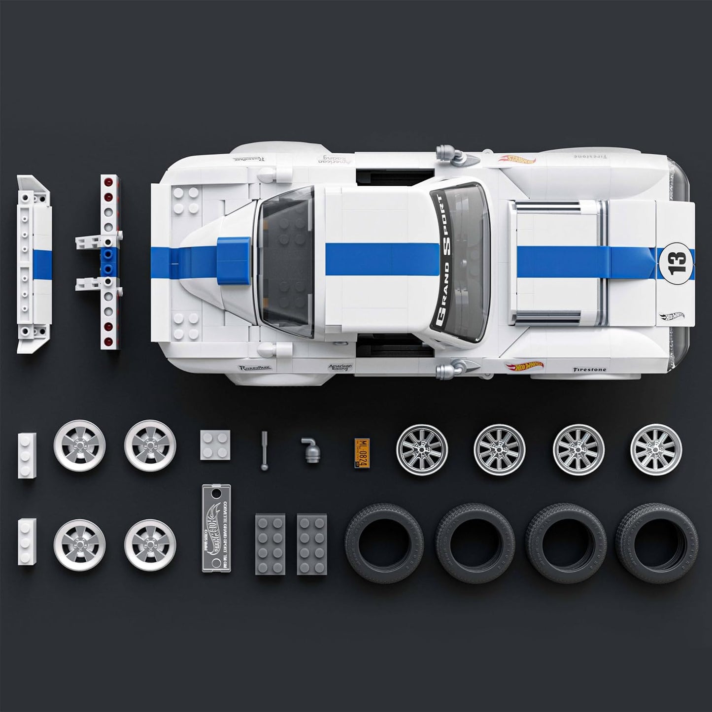 Hot Wheels - Corvette Grand Sport (918 peças)