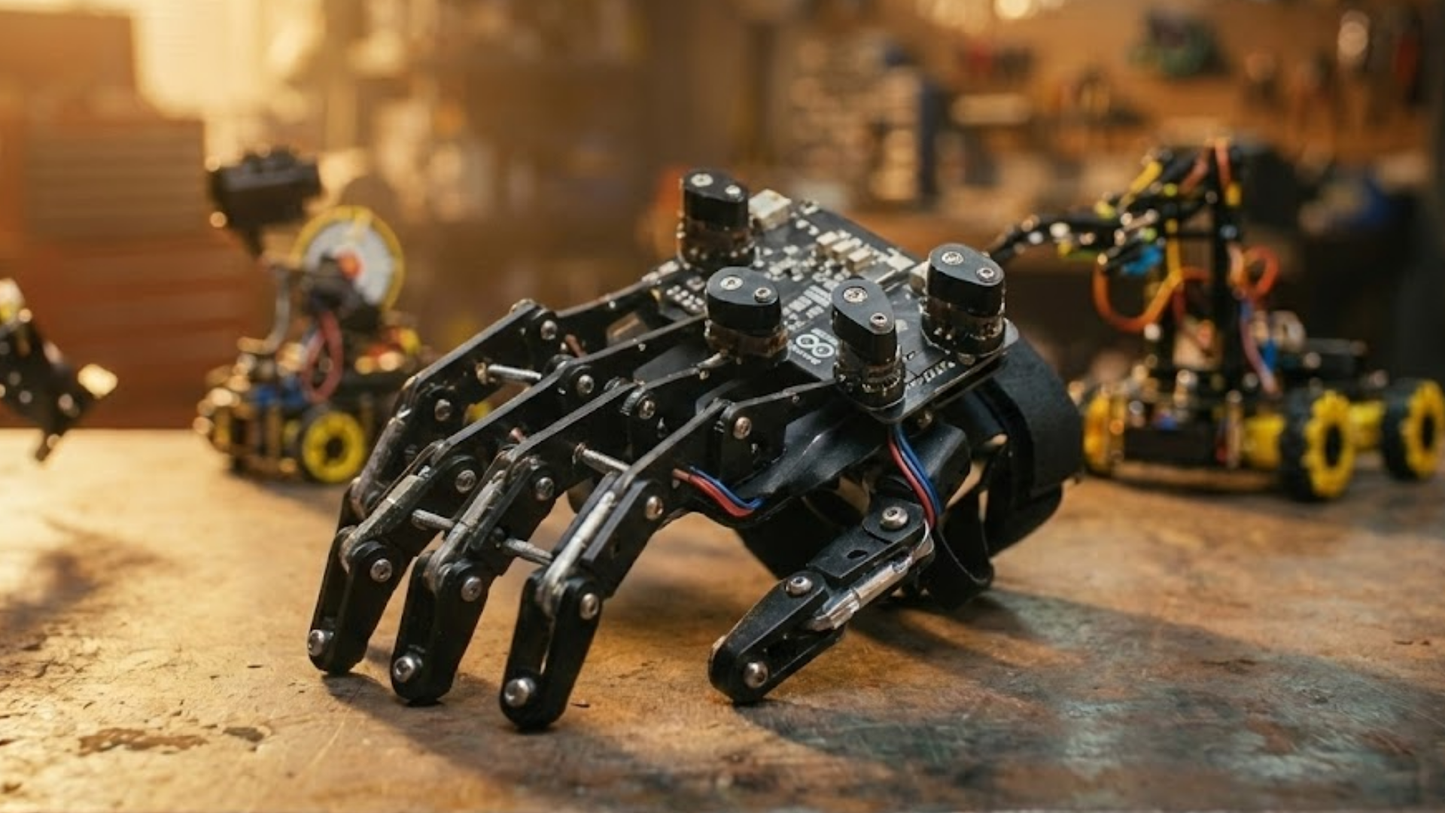 The Kinetic Commander: Carro Controlado por Luva (Kit Arduino)