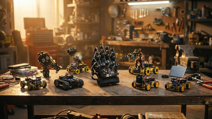 The Kinetic Commander: Carro Controlado por Luva (Kit Arduino)