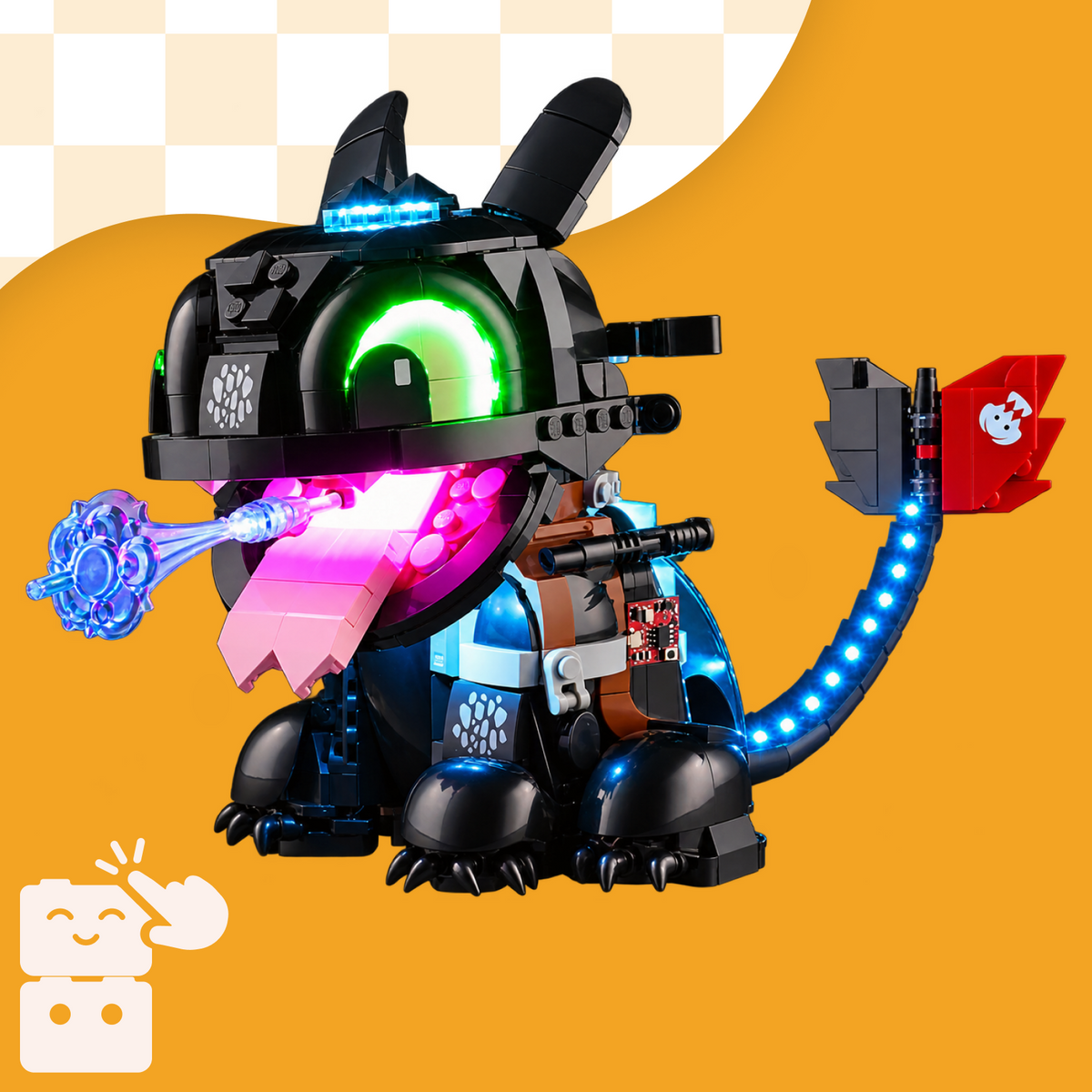 Kit de Iluminação para Como Treinar o Seu Dragão - Banguela (784 peças)