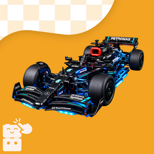 Kit de Iluminação para a Fórmula-1 Mercedes AMG W14 (1642 peças)