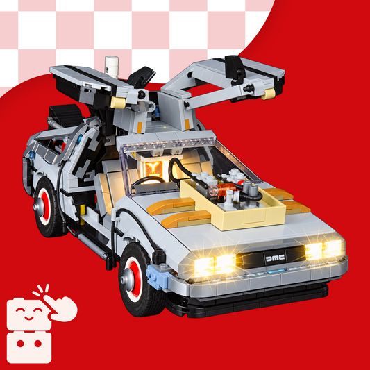 Kit de Iluminação para o De Volta Para o Futuro - DMC De Lorean (1872 peças)