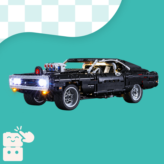 Kit de Iluminação para o Dodge Charger (1077 peças)
