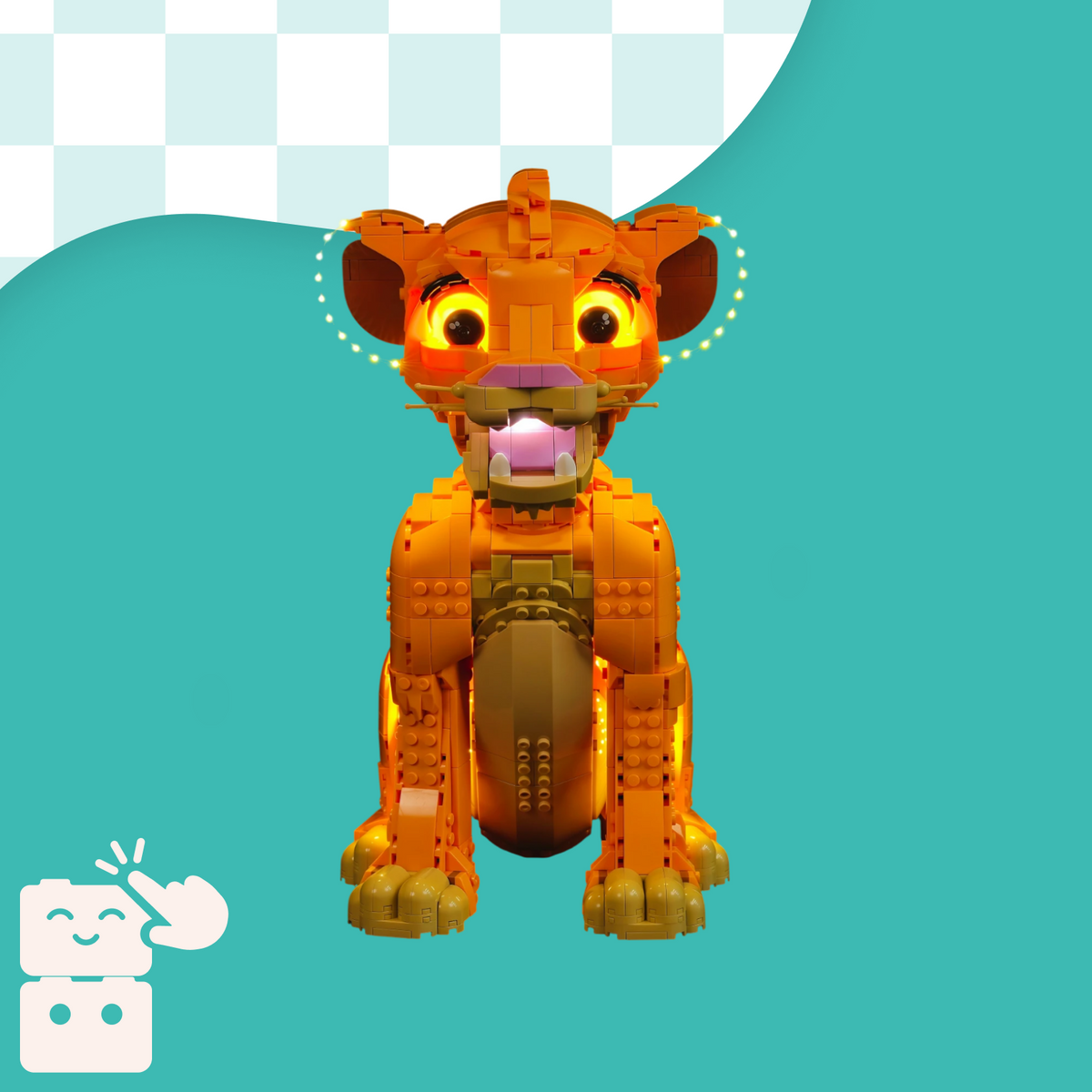 Kit de Iluminação para o Simba, O Rei Leão (222 peças)