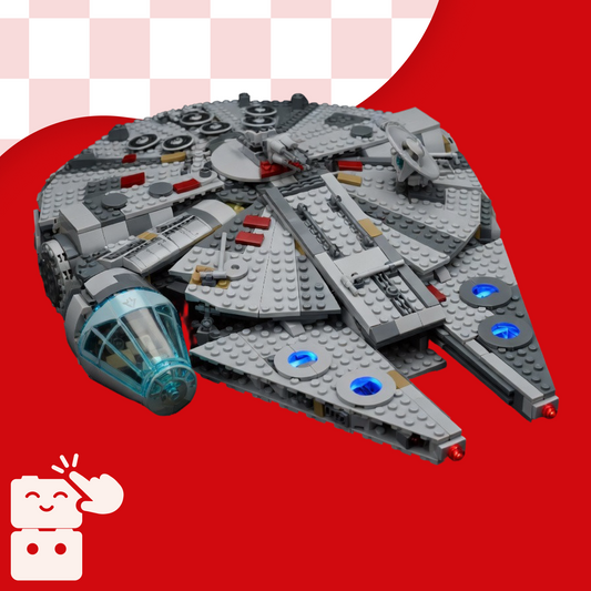 Kit de iluminação para a Millennium Falcon (7541 peças)