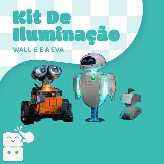 Kit de Iluminação o Wall-e e a EVA (811 peças)