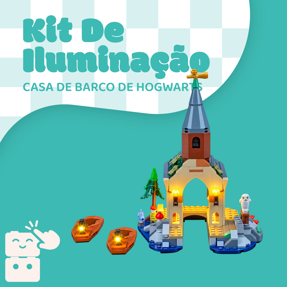 Kit de Iluminação para a Casa de Barco de Hogwarts (350 peças)