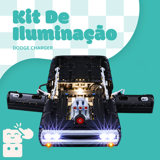 Kit de Iluminação para o Dodge Charger (1077 peças)