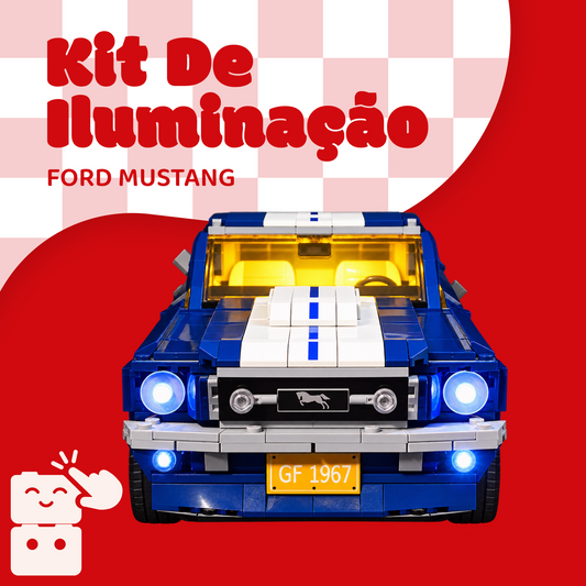 Kit de Iluminação para o Ford Mustang (1471 peças)