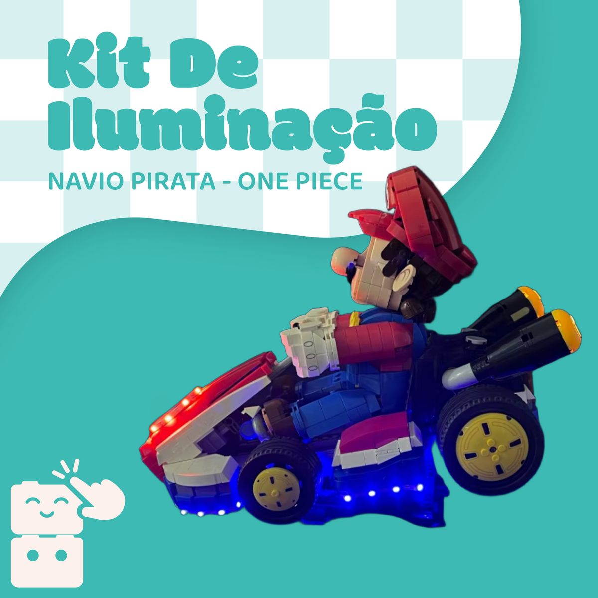 Kit de Iluminação para o Mario Kart (1972 peças)