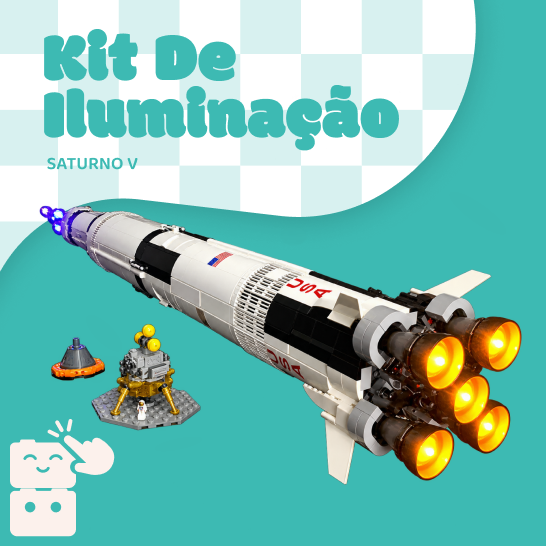 Kit de Iluminação para o Saturno V (1969 peças)