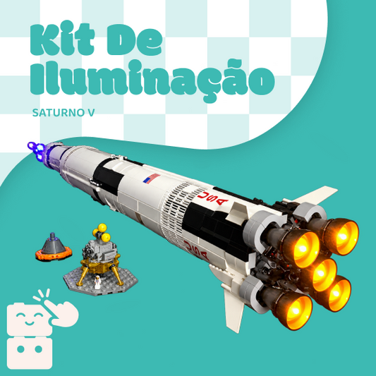 Kit de Iluminação para o Saturno V (1969 peças)