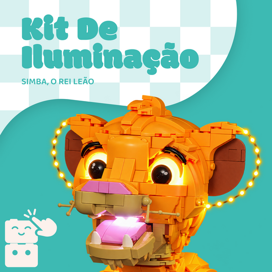 Kit de Iluminação para o Simba, O Rei Leão (222 peças)