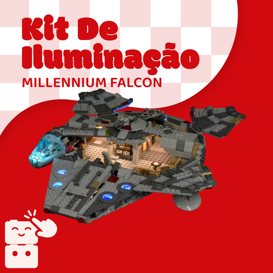 Kit de iluminação para a Millennium Falcon (7541 peças)