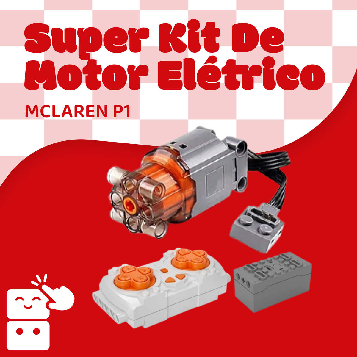 Super Kit Motor Elétrico para a McLaren P1 (3893 peças)