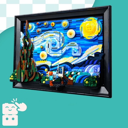 Kit de Iluminação para Van Gogh - A Noite Estrelada (1568 micro-peças)