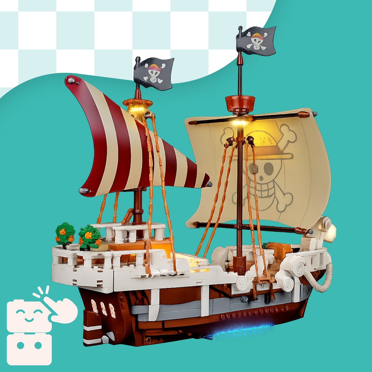 Kit de Iluminação para o Navio Pirata - One Piece
