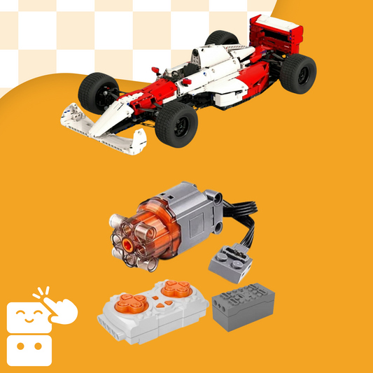 Kit de Motores Elétricos para Fórmula 1 - Ayrton Senna (818 peças)