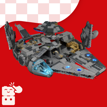 Kit de iluminação para a Millennium Falcon (7541 peças)
