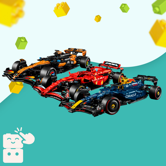 Compre Junto! Ferrari SF24 + Red Bull RB20 + McLaren MCL39 (4675 peças)
