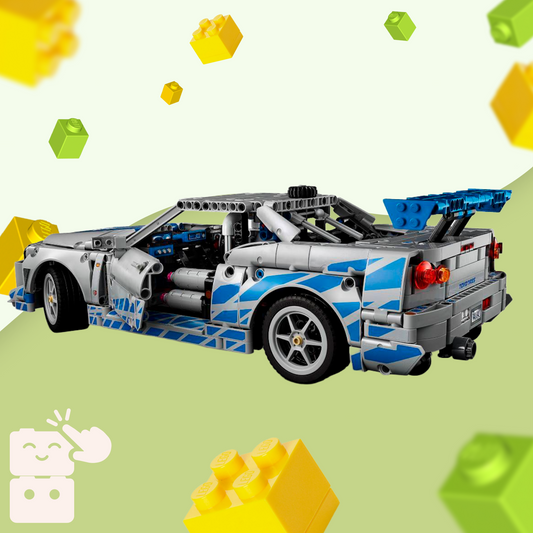 Nissan Skyline GT-R R34 - Velozes e Furiosos (1410 peças)
