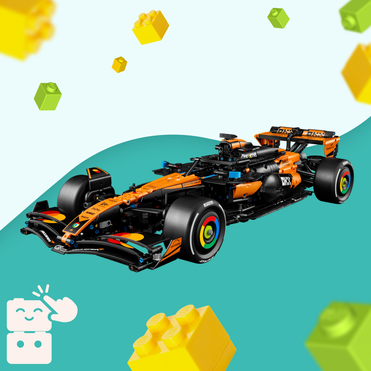 Compre Junto! Ferrari SF24 + Red Bull RB20 + McLaren MCL39 (4675 peças)