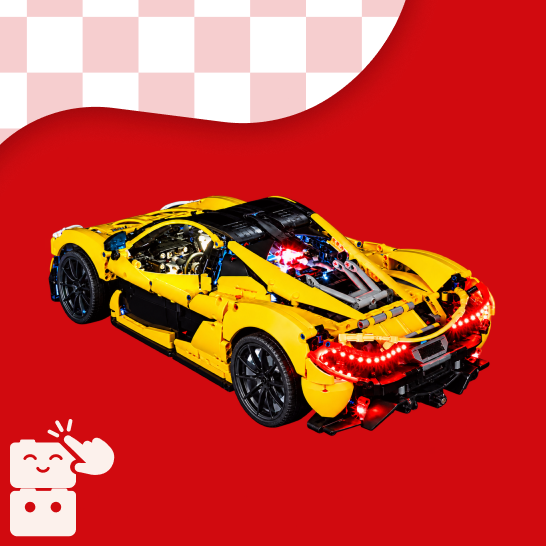 Kit de Iluminação para a McLaren P1 (3893 peças)