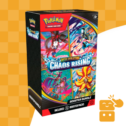 Caixa Pokémon TCG Mega Evolution Chaos Rising Asmodee - Capa 1