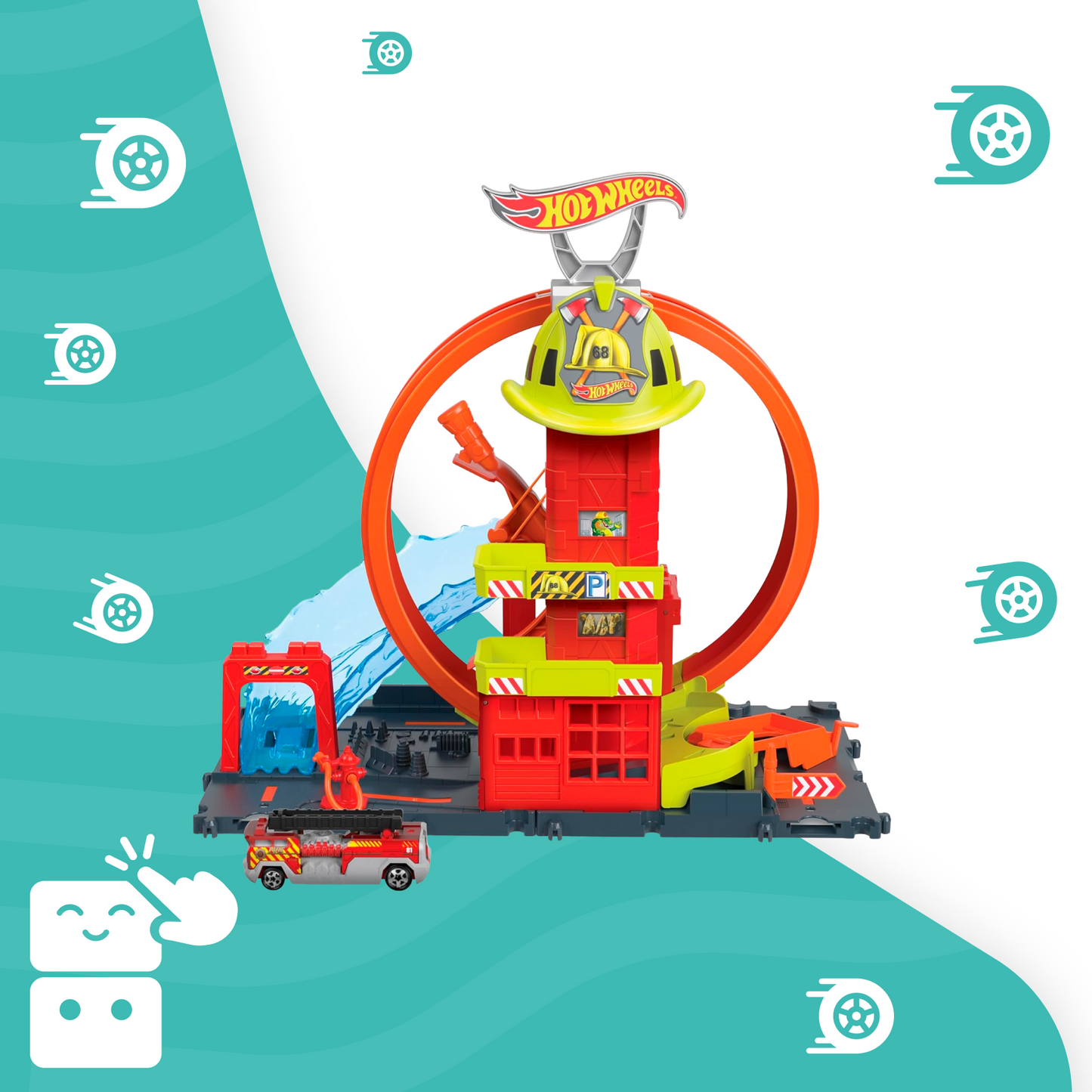 Pista Hot Wheels City Quartel Dos Bombeiros - Capa 1
