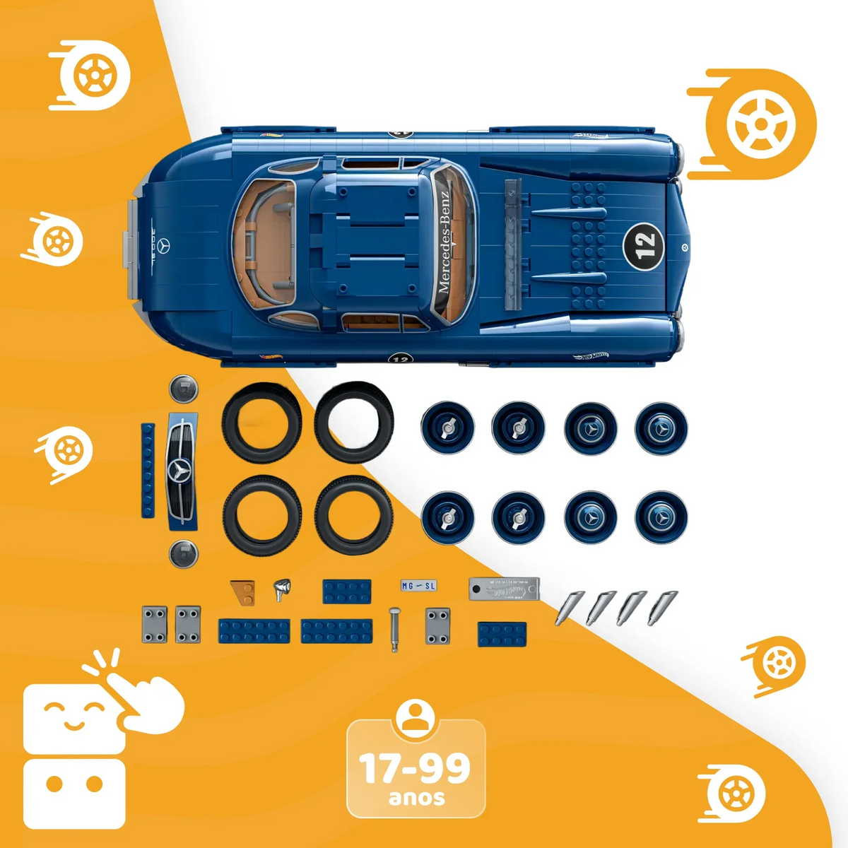 CB-65-COVER-40sclz-2-Capa 2 - Hot Wheels Brick Shop Mercedes-benz 300 Sl Hww25 1600 Peças.png