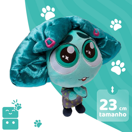 Disney Pelúcia Divertida Mente 2 - Inveja 23cm