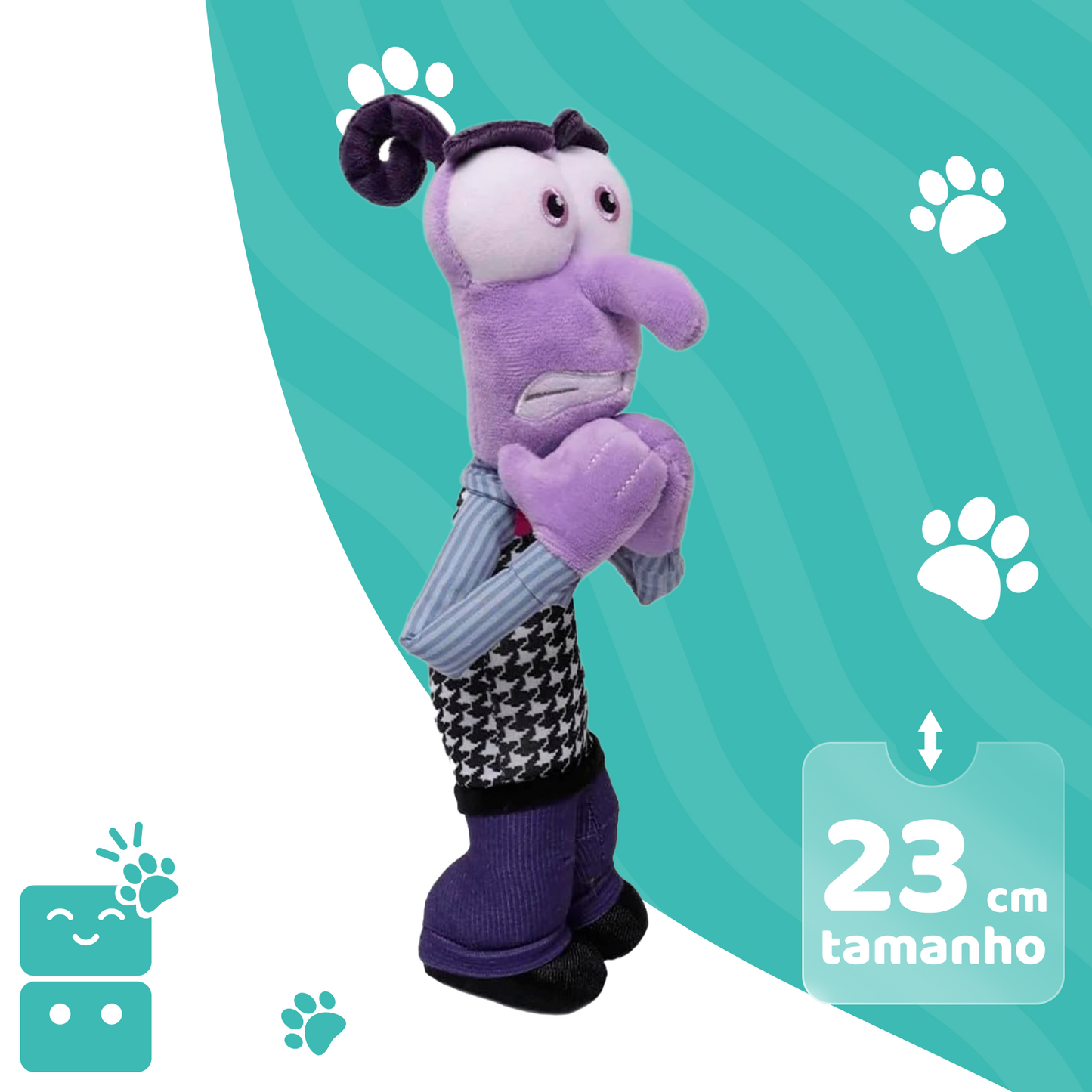 Disney Pelúcia Divertida Mente 2 - Medo 25cm - Capa 2