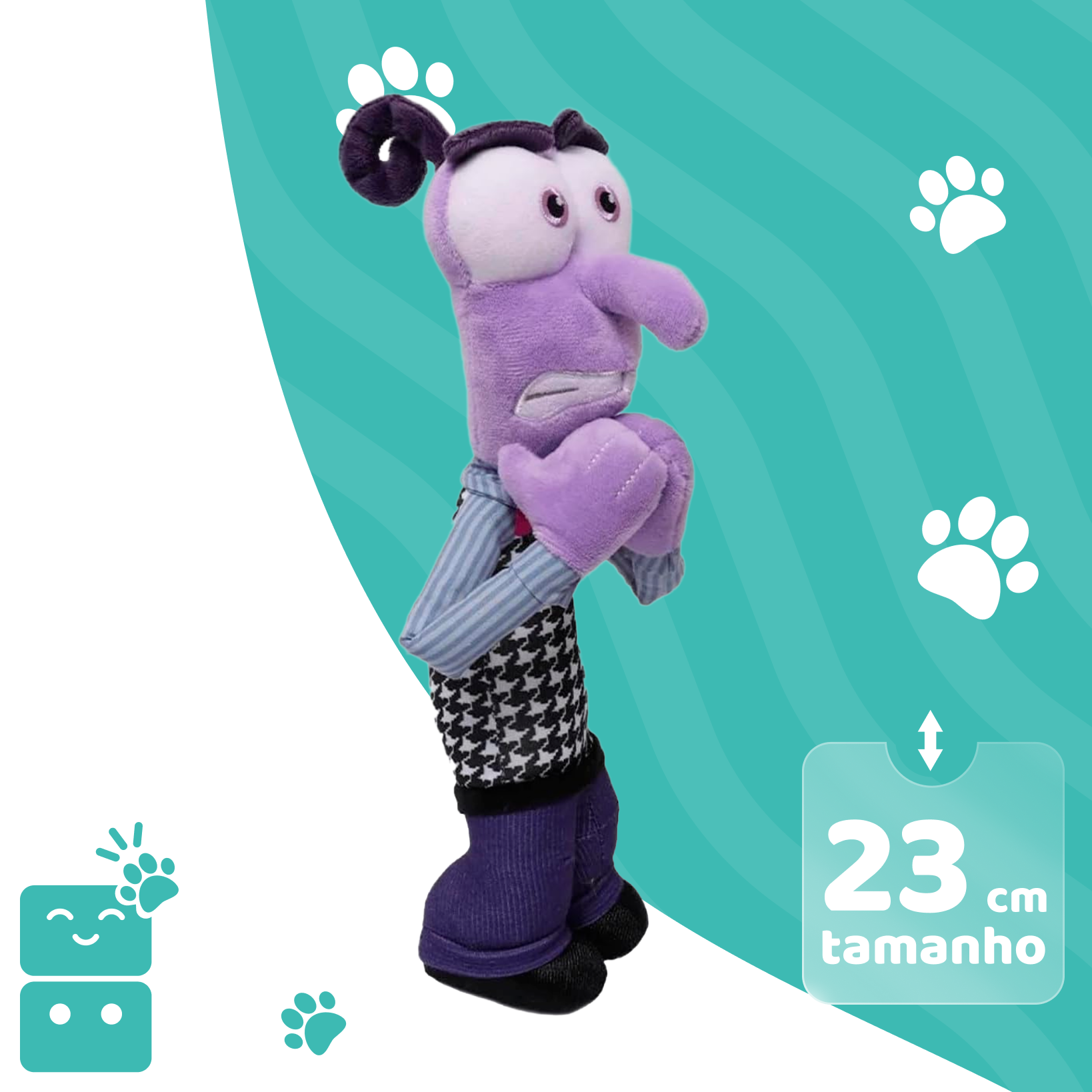 Disney Pelúcia Divertida Mente 2 - Medo 25cm - Capa 2