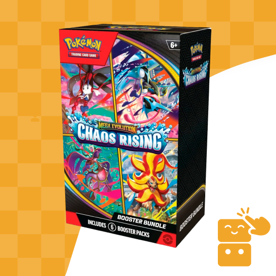 Caixa Pokémon TCG Mega Evolution Chaos Rising Asmodee - Capa 3