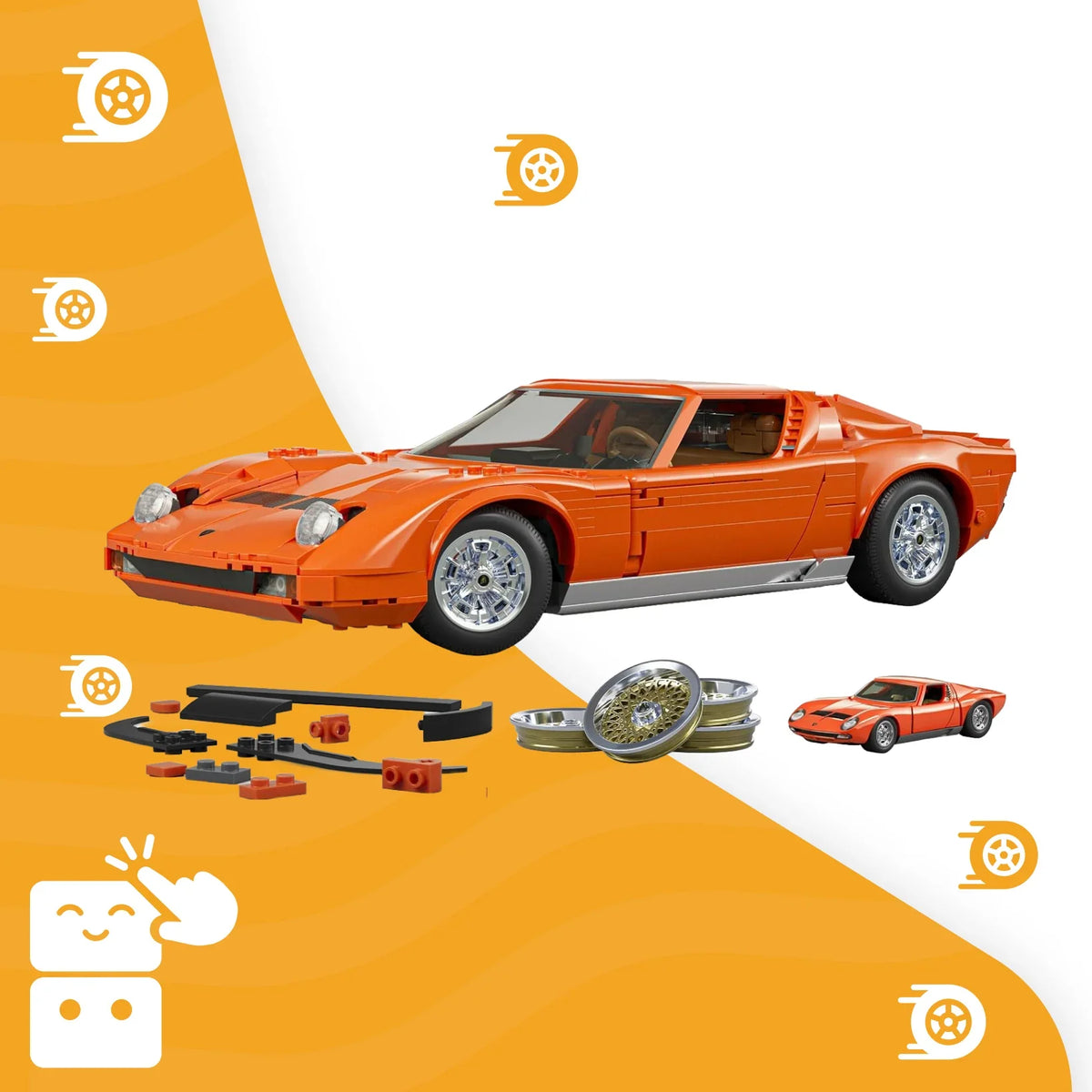 CB-59-COVER-w1wxur-3-Capa 3 - Carro Montável Mattel Brick Shop, Lamborghini Miura P400 SV, Jogo de Construção Premium,.png